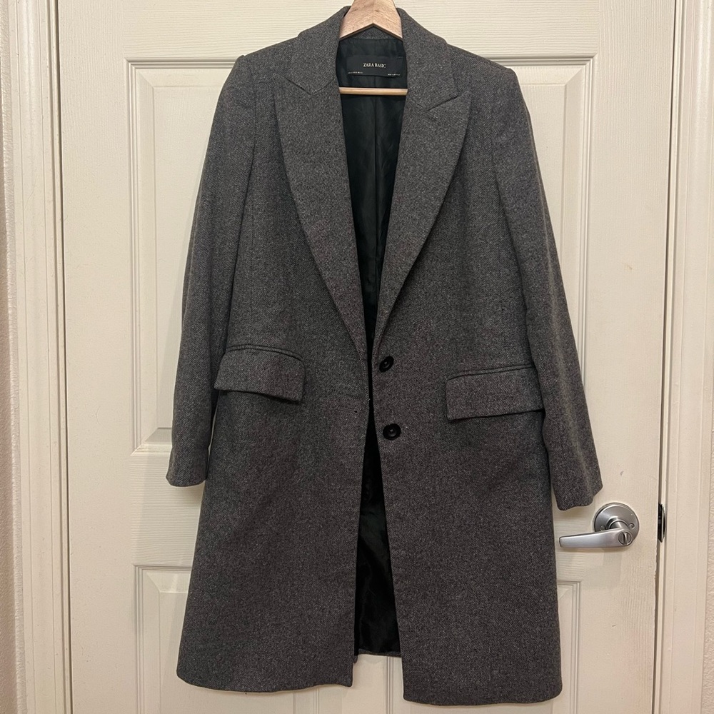 ZARA Grey Blend Coat